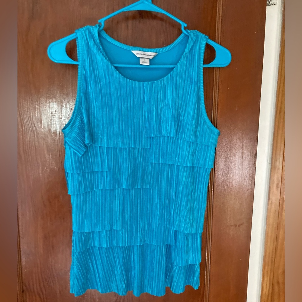 Blue Waterfall Shimmer Tank Top - Layered Top 💎💎💎